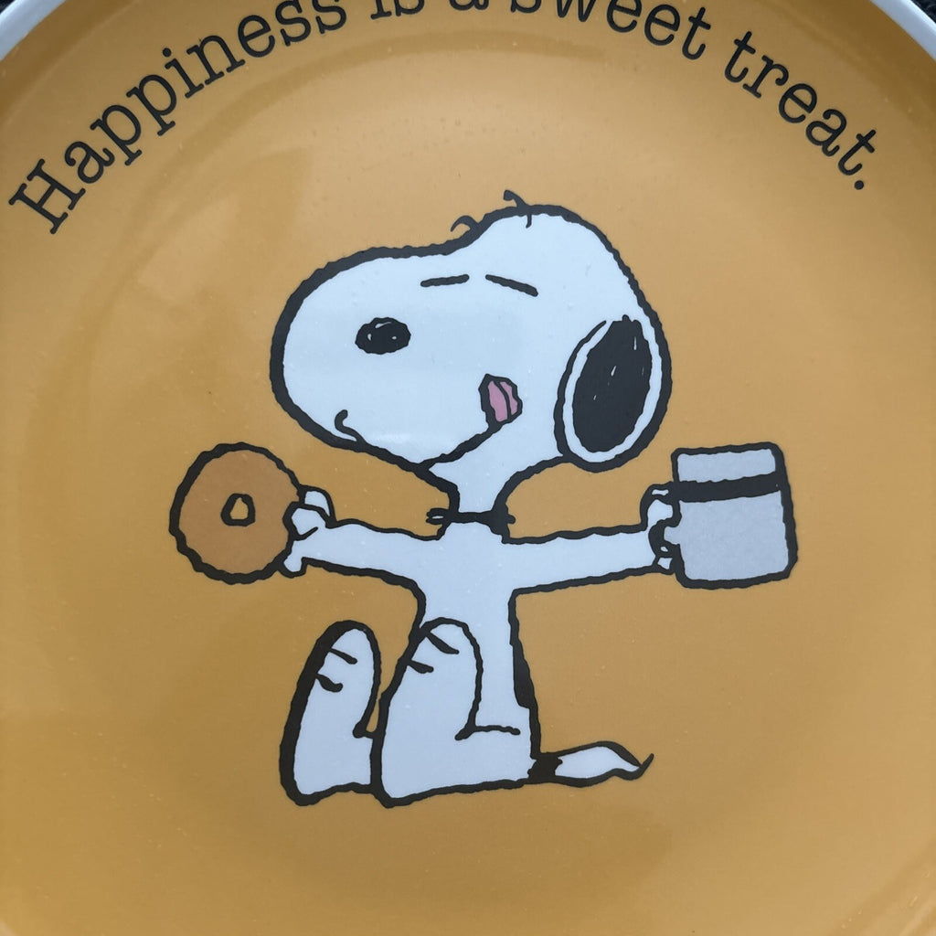 Disney Snoopy Pottery Barn peanuts school PLATE Holiday party heart  ?? kid !.