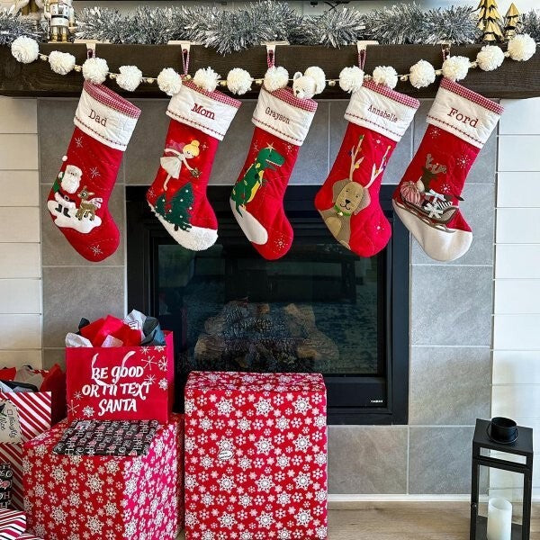 Pottery Barn Holiday Christmas stocking gift Dinosaur Disney school Jurassic kid