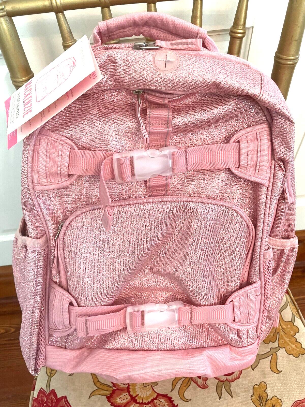 Pottery barn school Disney princess glitter Barbie Travel Backpack girl pink .