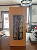 MacKenzie Childs TREE Dinner Candle holiday party Christmas guest 12" Taper =