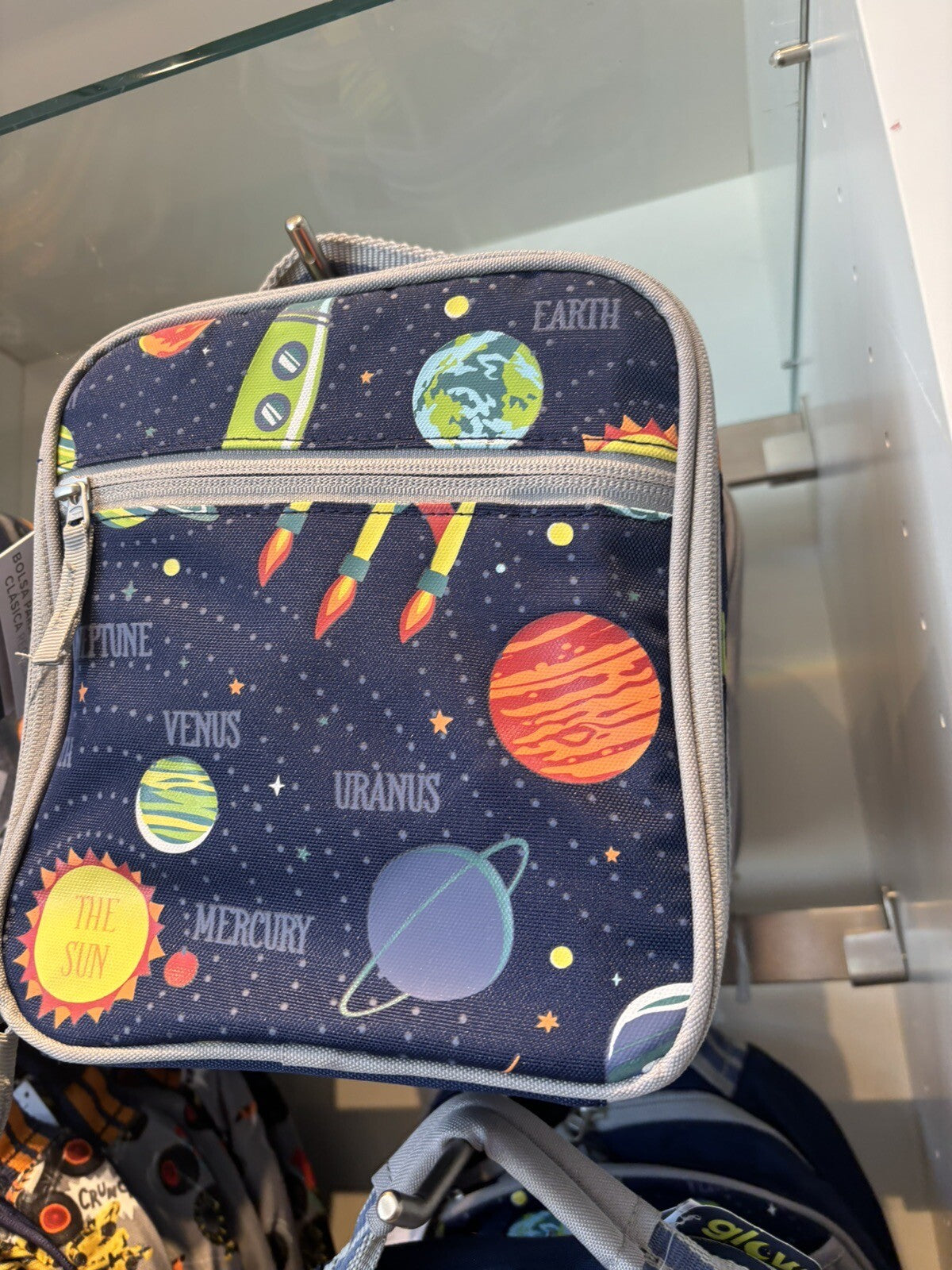 School Pottery barn planet Backpack Disney space+LUNCH BOX+Water gift boy .