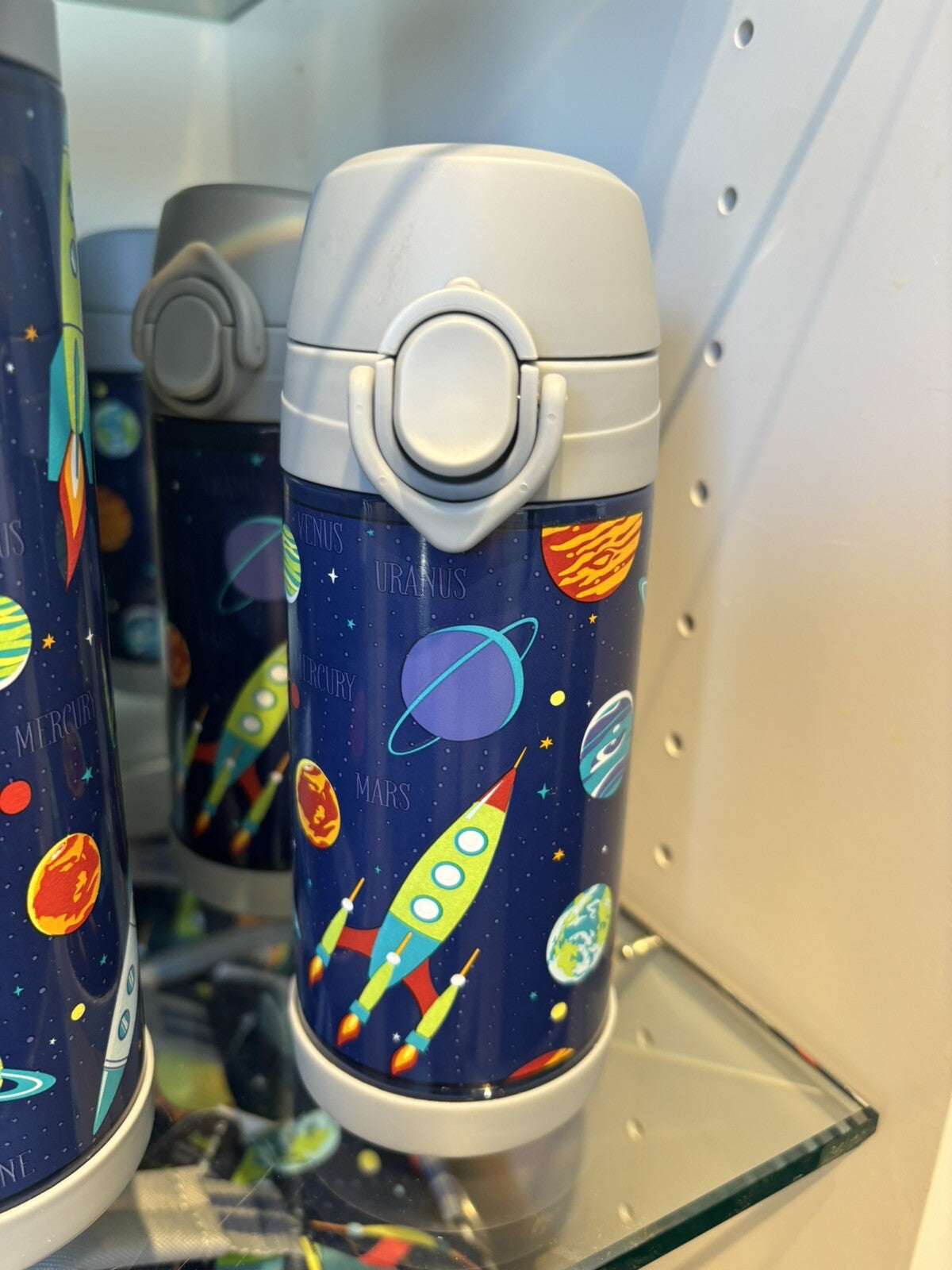 School Pottery barn planet Backpack Disney space+LUNCH BOX+Water gift boy .