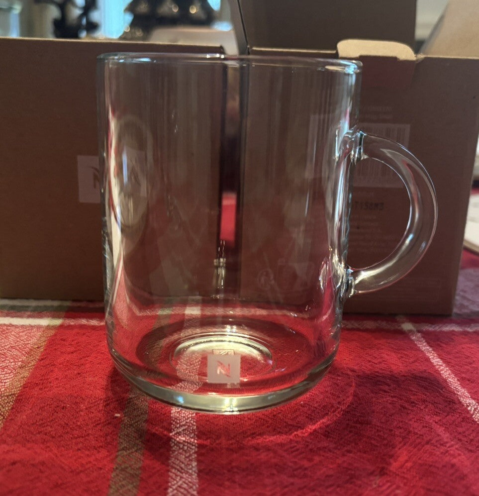 Nespresso Mug Coffee cup holiday Christmas holiday party gift travel glass mom ]