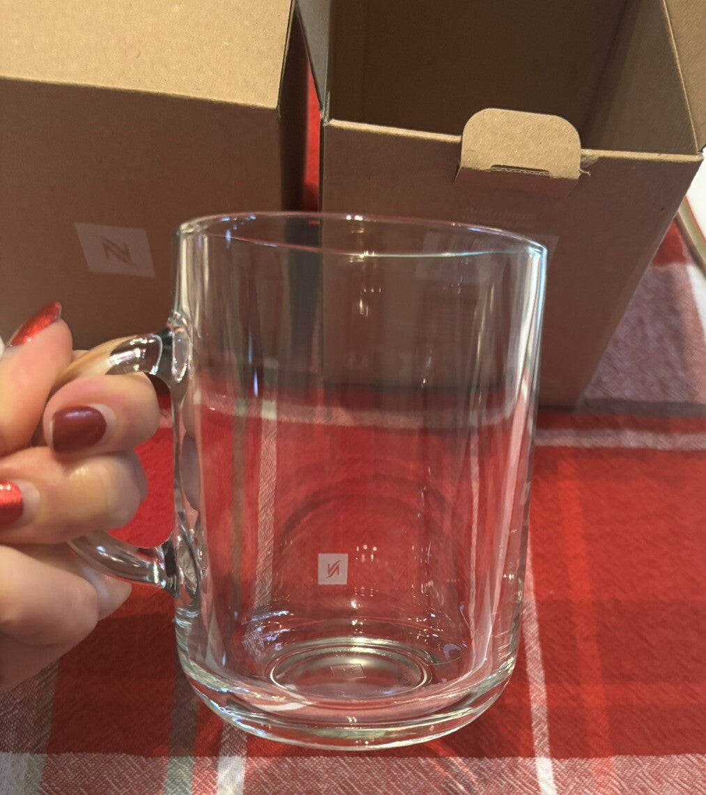 Nespresso Mug Coffee cup holiday Christmas holiday party gift travel glass mom ]