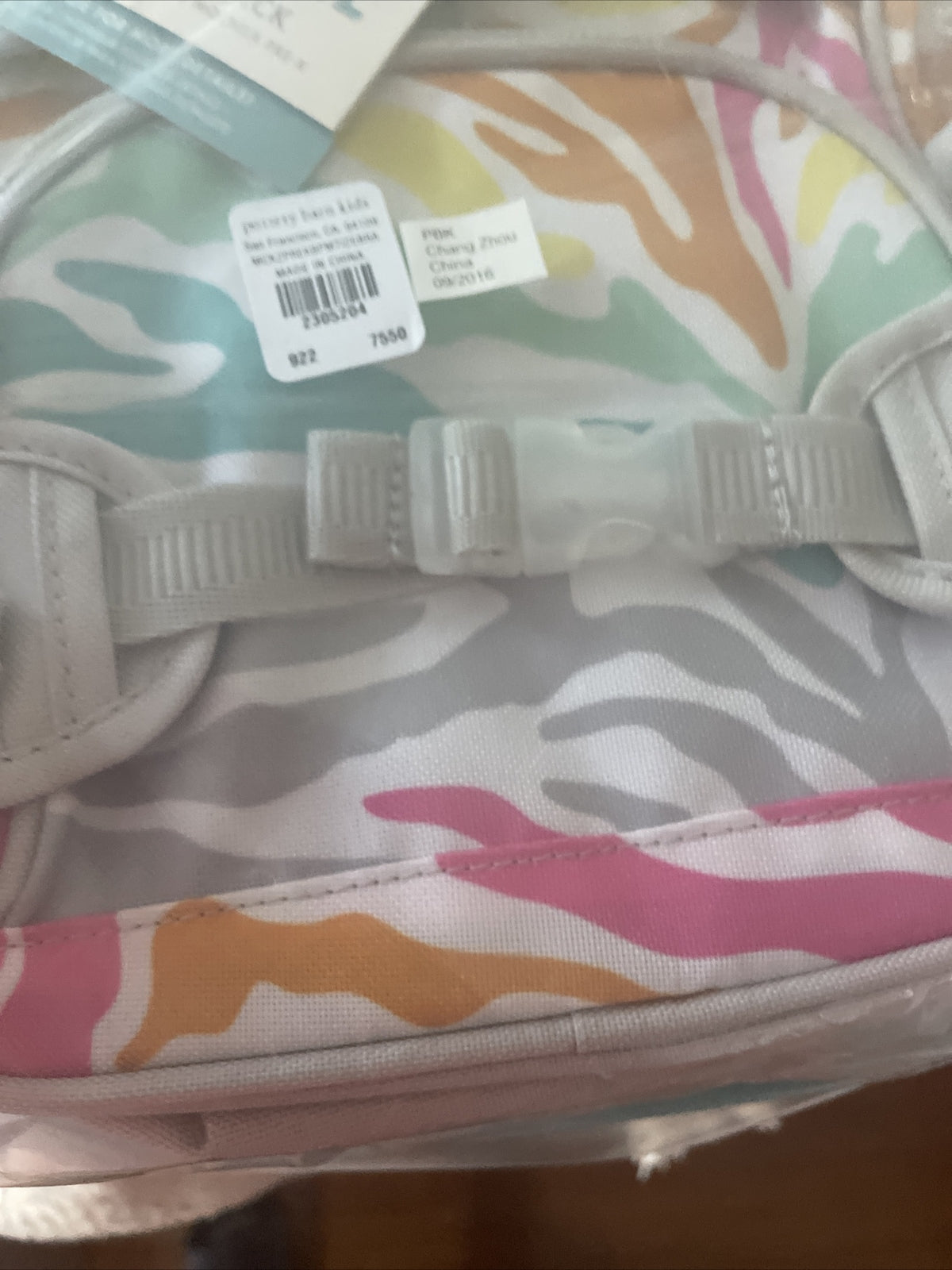 School Pottery barn BACKPACK Pre k RAINBOW ZEBRA Mini bag gift Disney travel .