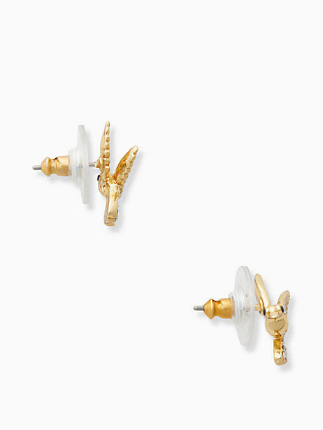 Kate Spade Earrings Disney girl bird gold mom gift teen school birthday party `