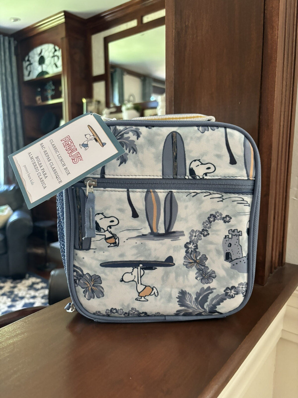 Pottery barn Snoopy school LUNCH BOX Bag Disney peanuts set Kids travel pre-k 1