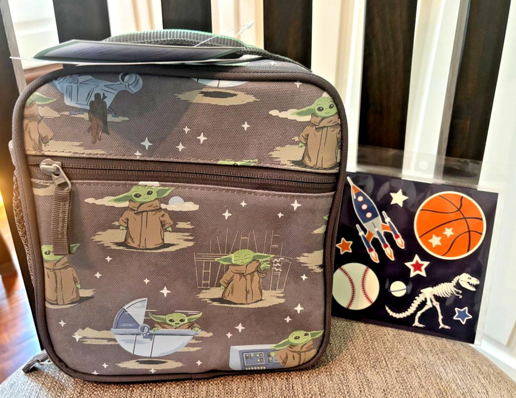 Pottery Barn kid School Disney Snoopy Mickey BACKPACK LUNCH WATER travel Bag n