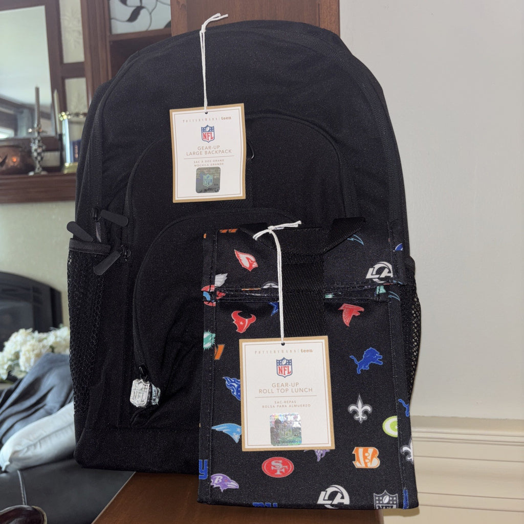 Pottery Barn School BACKPACK LUNCH Football Baseball BAG Disney sport Travel boy