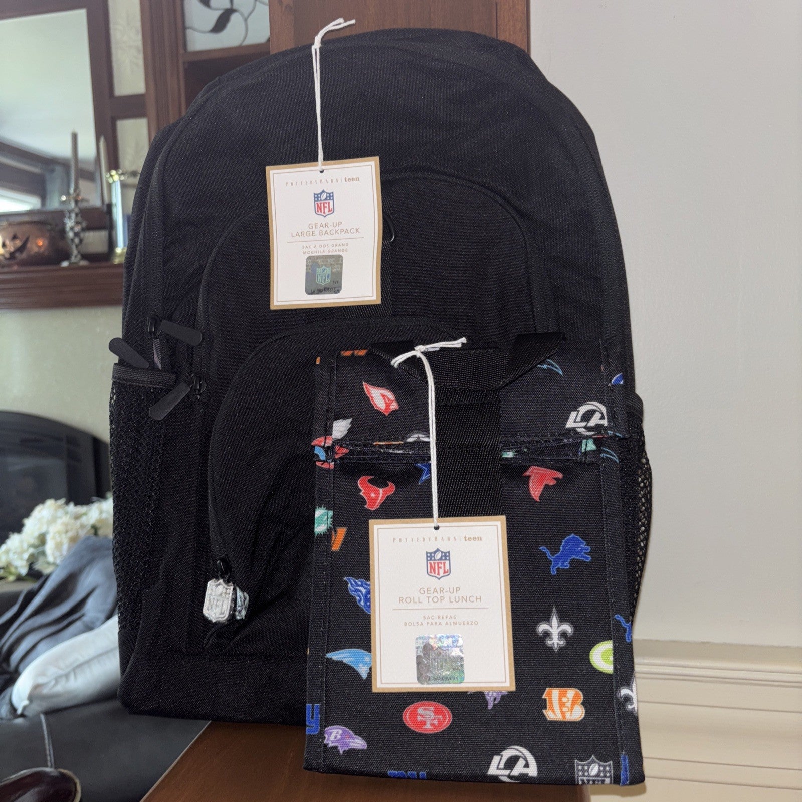 Pottery Barn School BACKPACK LUNCH Football Baseball BAG Disney sport Travel boy
