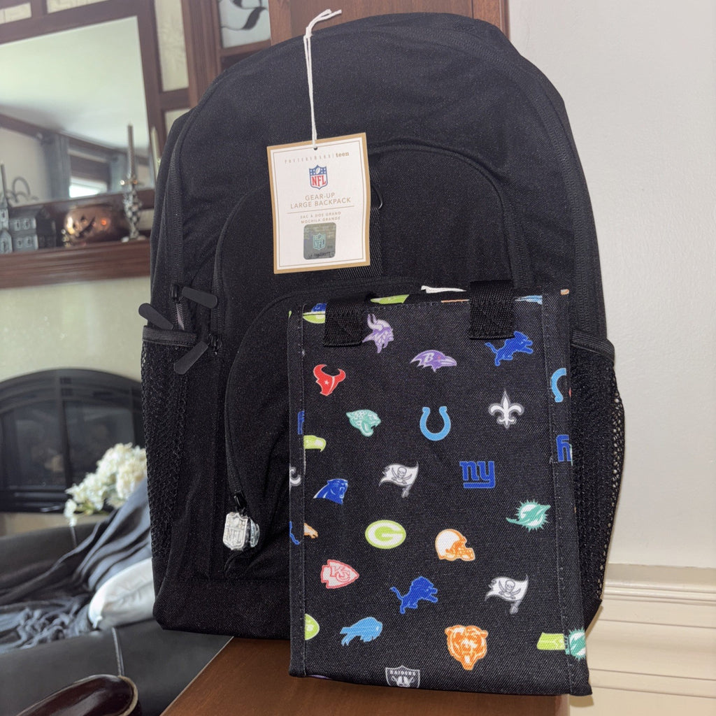 Pottery Barn School BACKPACK LUNCH Football Baseball BAG Disney sport Travel boy