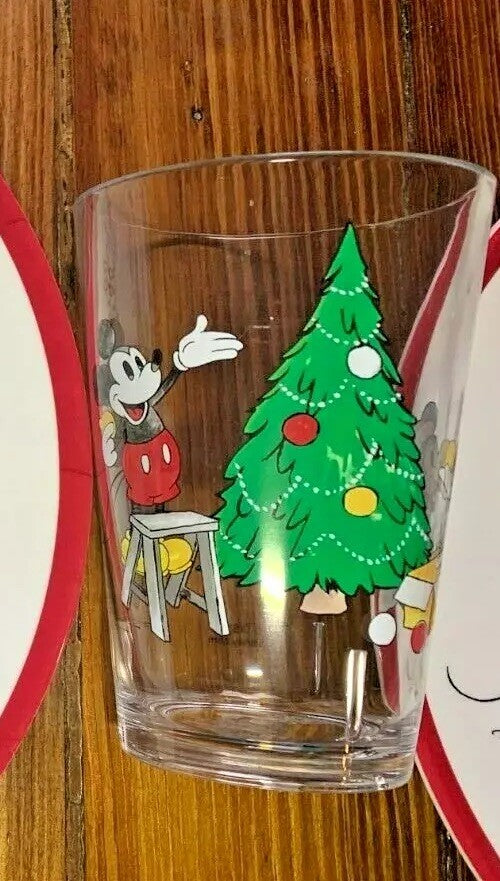 Disney Pottery Barn Mickey Mouse Cup holiday Christmas party gift peanuts SET