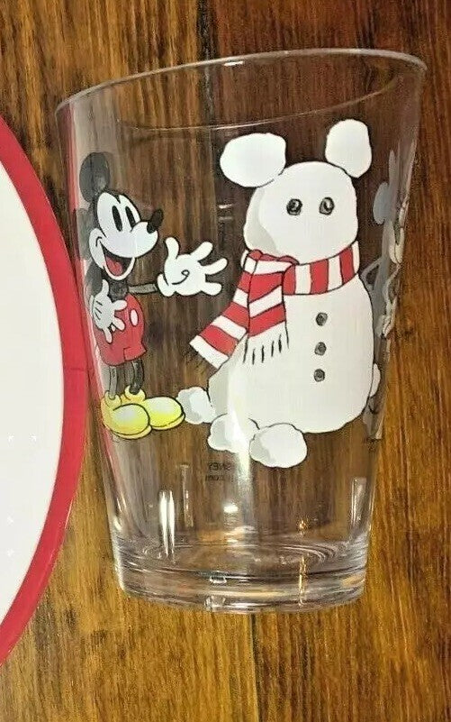 Disney Pottery Barn Mickey Mouse Cup holiday Christmas party gift peanuts SET