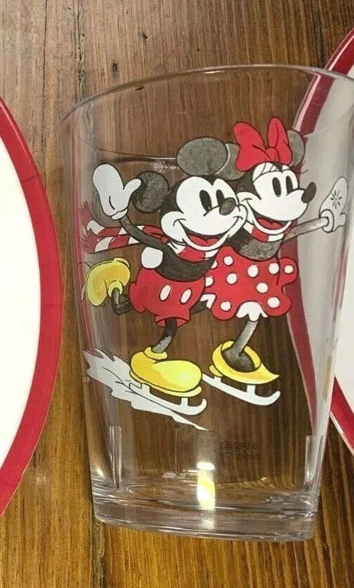 Disney Pottery Barn Mickey Mouse Cup holiday Christmas party gift peanuts SET