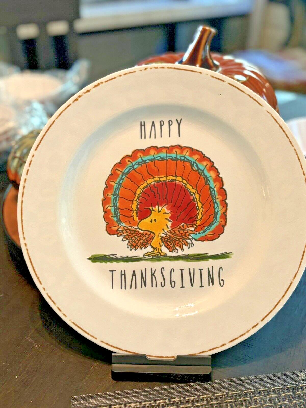 Peanuts Pottery Barn Snoopy holiday Thanksgiving party KID Dinner school SET 2 a