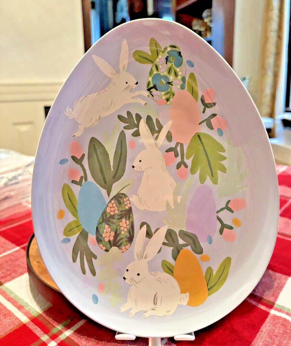 Disney Pottery Barn holiday Plate Peter rabbit Easter Bunny party gift floral a