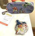 School Pottery barn Flash Batman Lunch bag+Marvel Pencil case Avengers pre k .