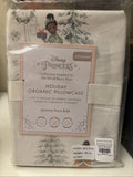 Disney Pottery Barn Holiday pillowcase PRINCESS Belle Christmas gift castle y