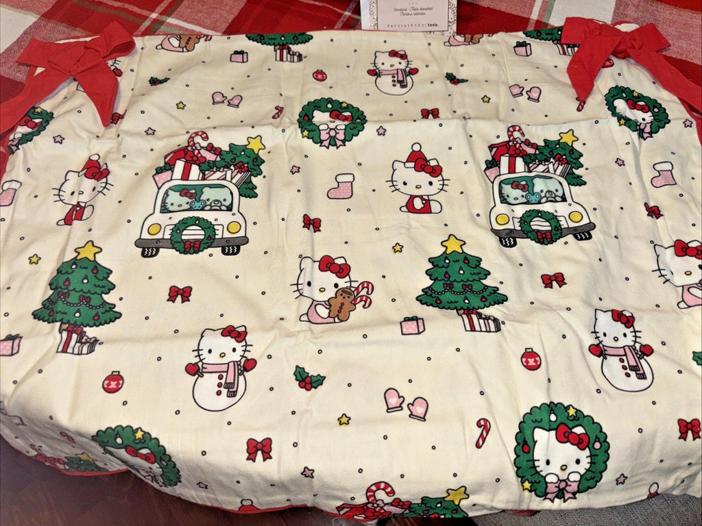 Pottery Barn Disney pillow sham HELLO KITTY Holiday gift party birthday Girl bow