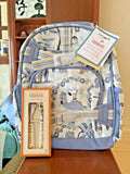 Pottery Barn school SNOOPY Disney Backpack Peanuts Travel bag utensil Pre k  . /