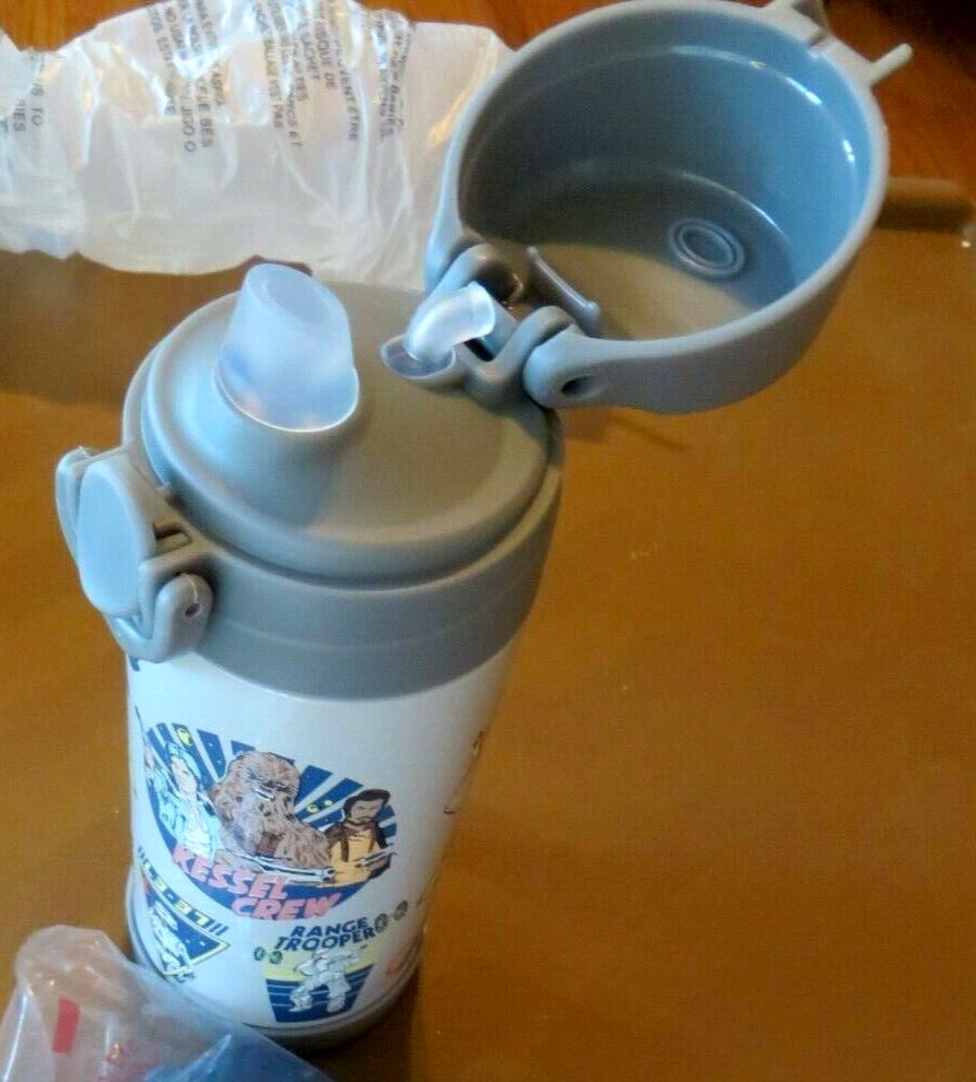 School Disney Pottery barn STAR WARS boy WATER BOTTLE Jedi space gift droid ??.
