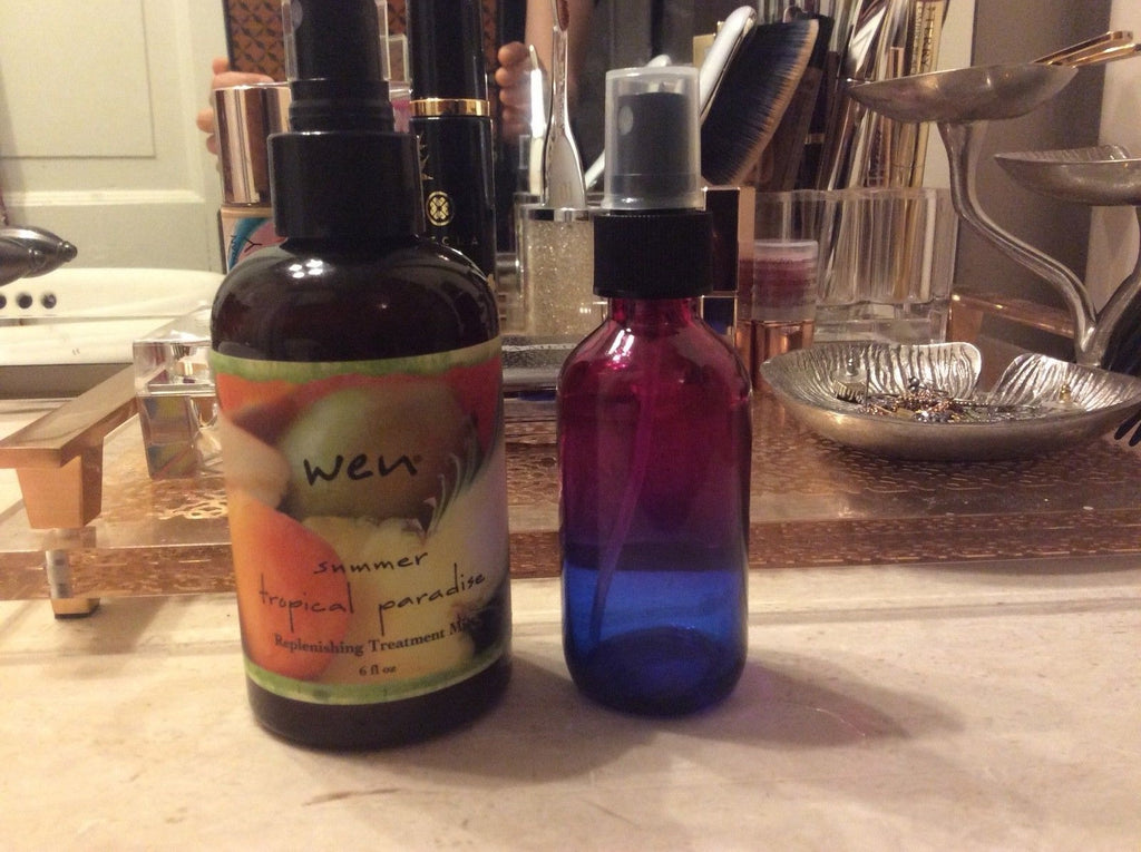 Mist bottle for Spray Face hair Body perfume Toner travel gift rainbow 1