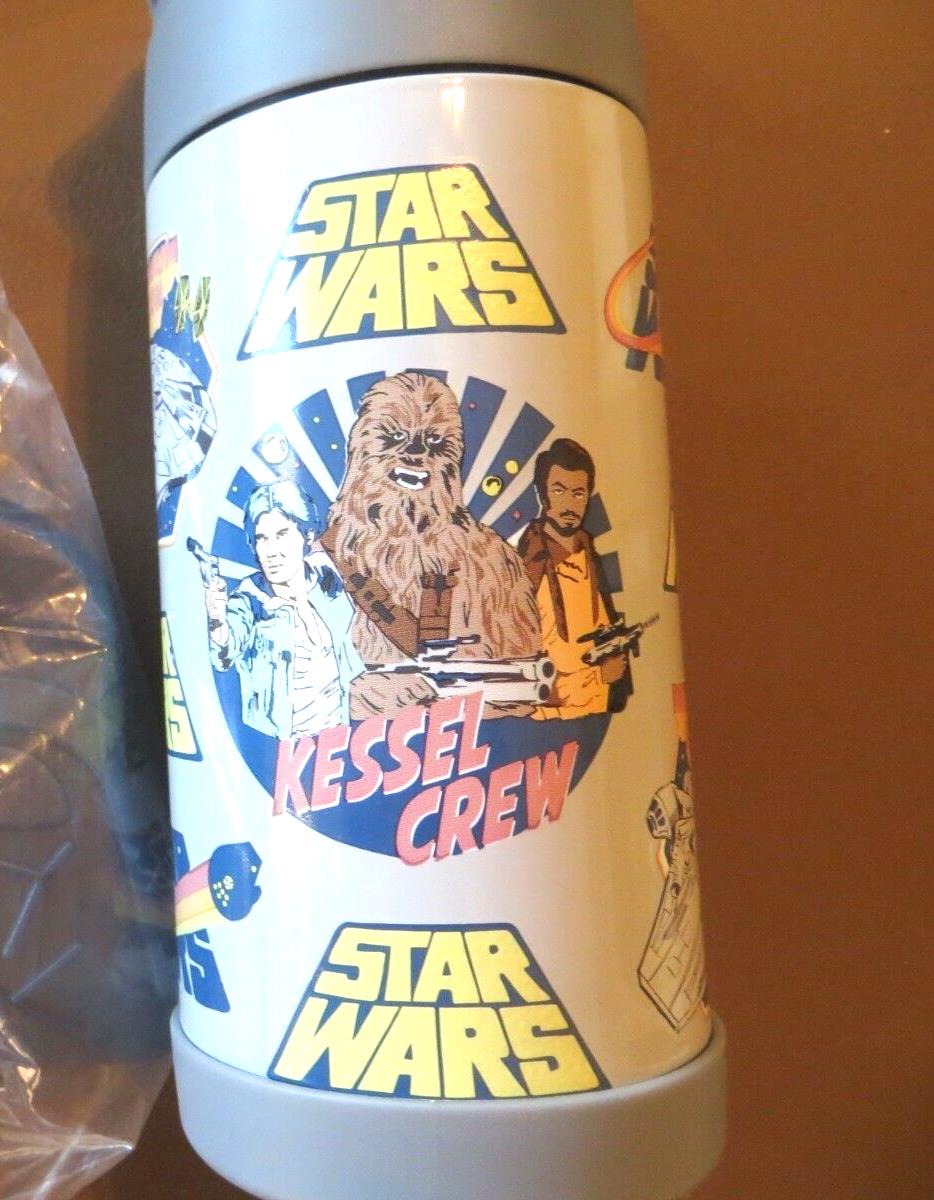 School Disney Pottery barn STAR WARS boy WATER BOTTLE Jedi space gift droid ??.