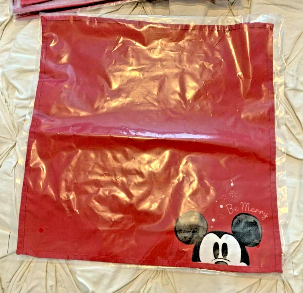 Pottery Barn disney Mickey Mouse Napkin Christmas holiday party gift school "