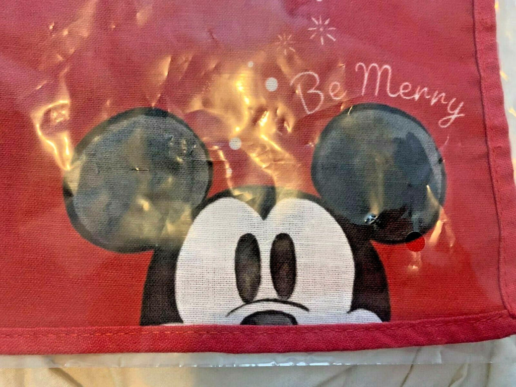 Pottery Barn disney Mickey Mouse Napkin Christmas holiday party gift school "