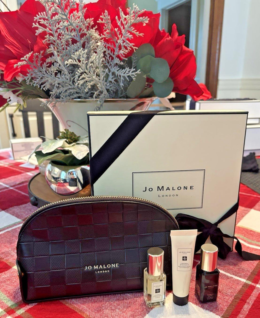 Jo Malone Holiday perfume Mini lime poppy hand cream Birthday gift Set bag  ??
