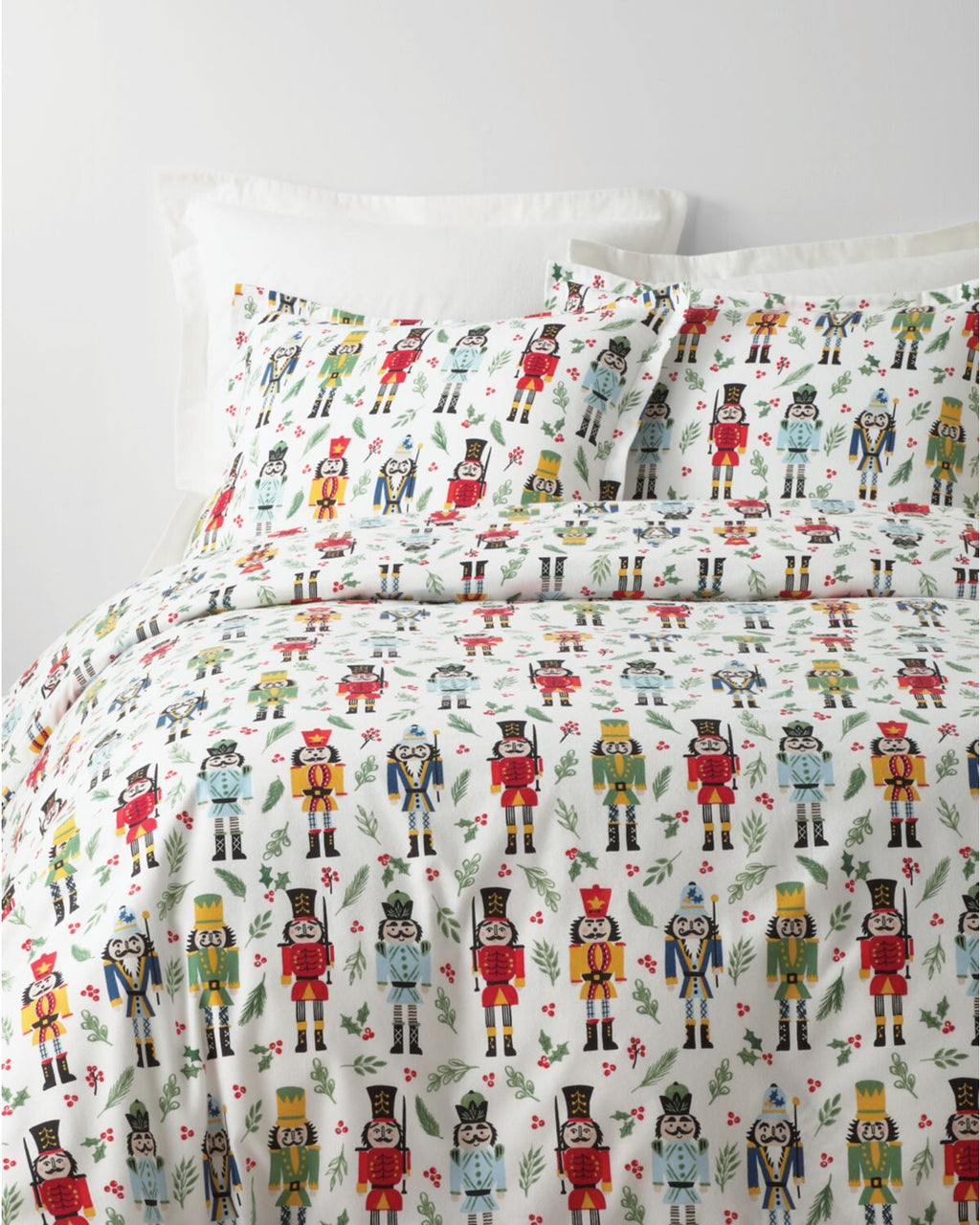 Garnet Hill nutcracker Duvet TWIN bed cover holiday Christmas birthday gift mom