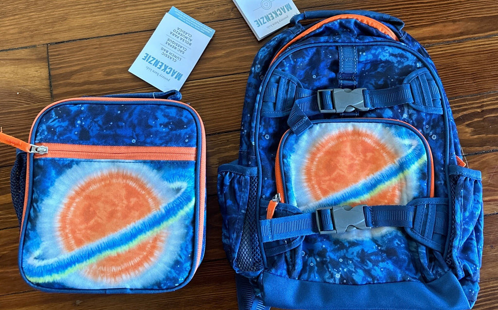 Pottery Barn school Disney STAR WARS bag BACKPACK TRAVEL PLANET+Lunch Solo ?? .
