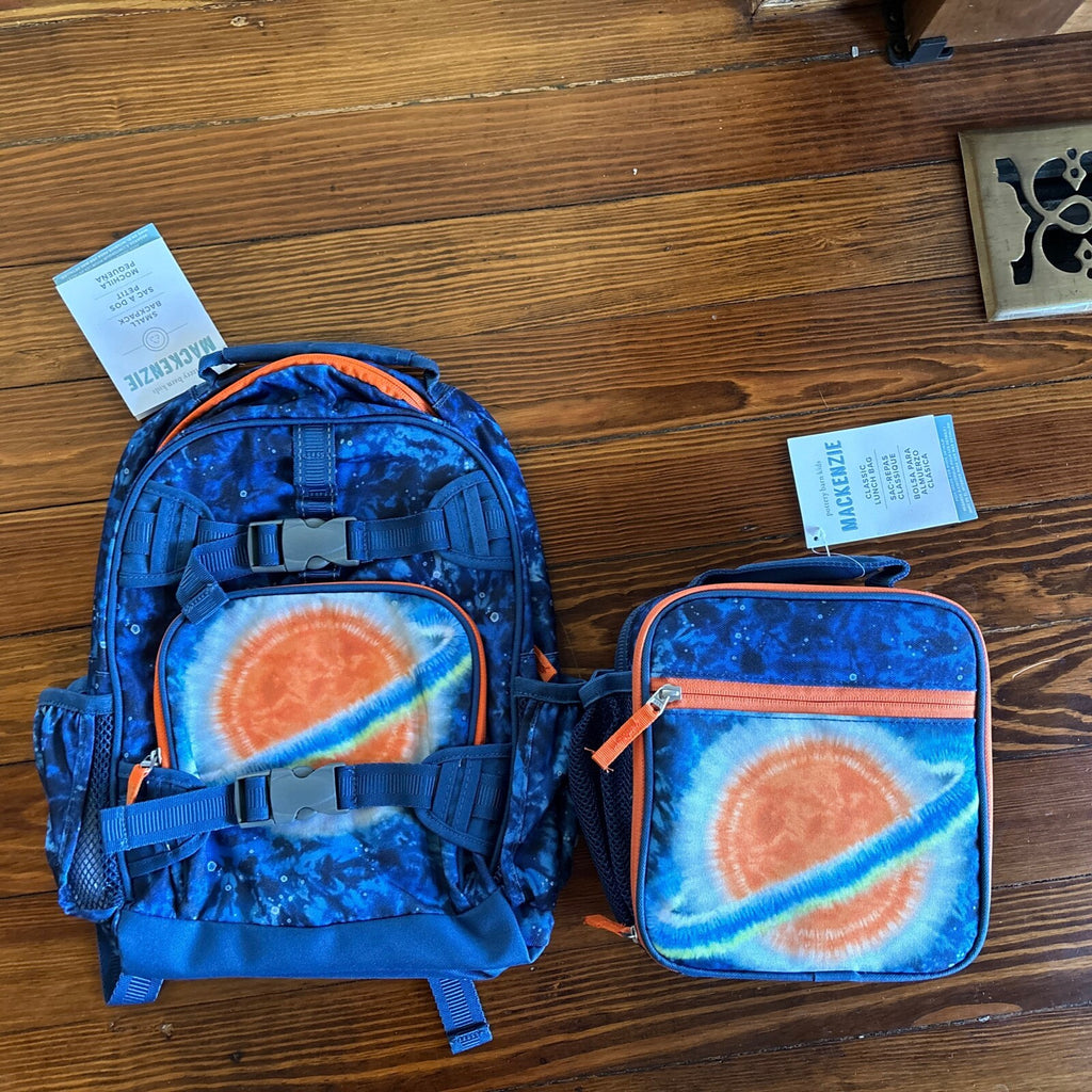 Pottery Barn school Disney STAR WARS bag BACKPACK TRAVEL PLANET+Lunch Solo ?? .