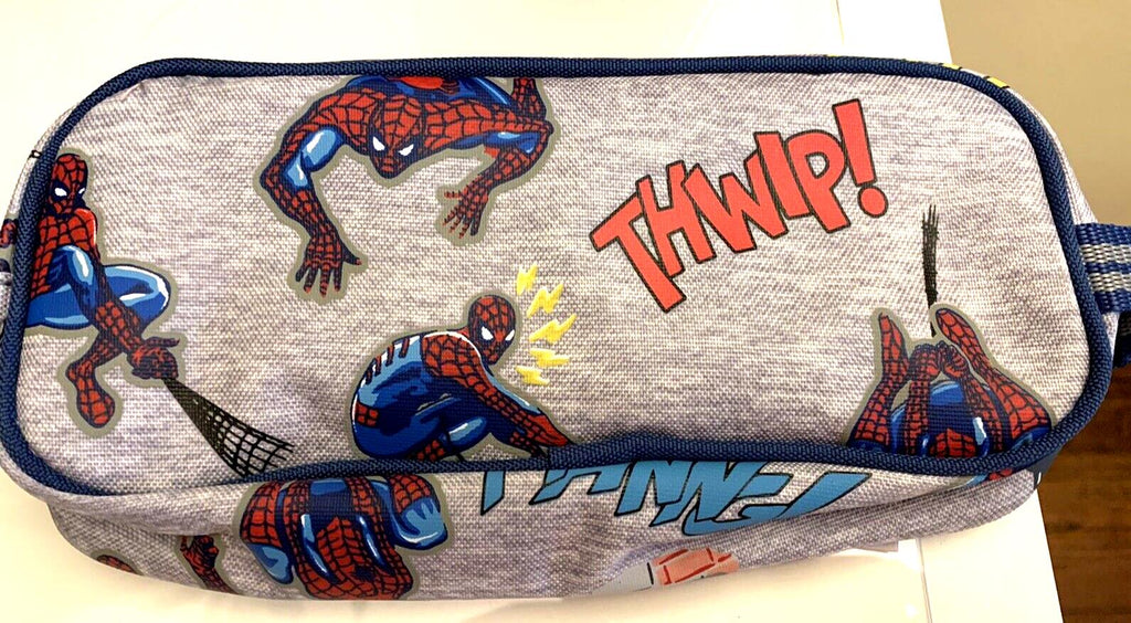 Pottery Barn School Marvel Disney Spiderman Avengers PENCIL CASE bag Gift .