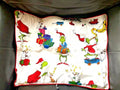 Disney Pottery Barn GRINCH Christmas pillow Sham Dr Seuss Holiday Gift party "