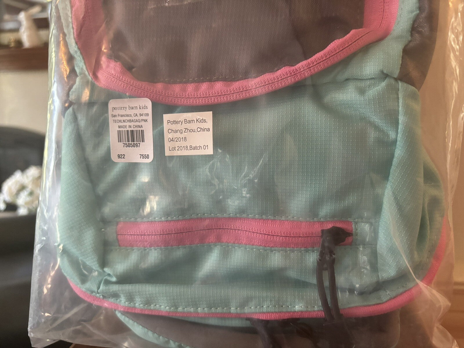 Pottery barn School Large backpack+Lunch Bag rainbow star holiday gift sport Set