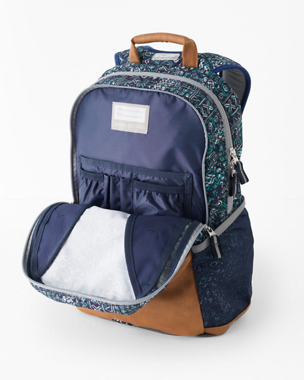Garnet Hill Flower LARGE BACKPACK+ Pottery Barn LUNCH Bag school travel girl new