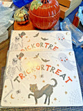 Pottery Barn Holiday kids placemat Halloween Party Disney school Gift SET 2 =