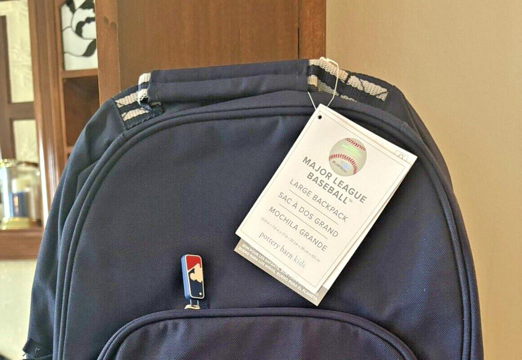 Pottery Barn School LARGE BACKPACK WATER MLB Baseball sports BAG Disney travel n