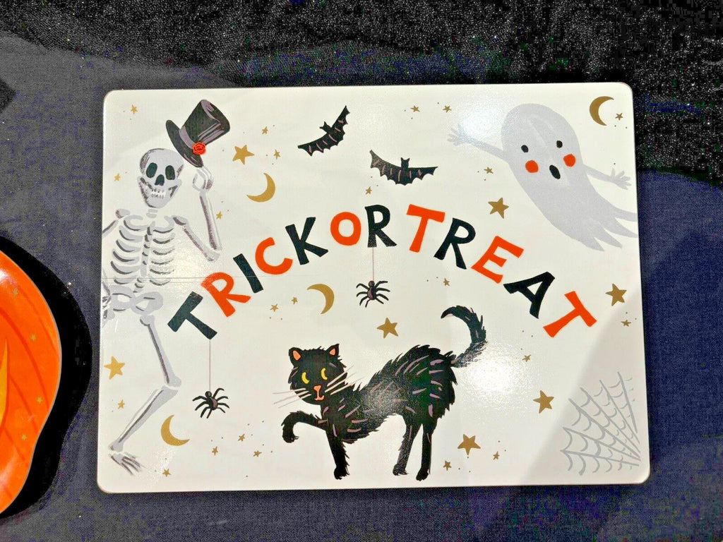 Pottery Barn Holiday kids placemat Halloween Party Disney school Gift SET 2 =