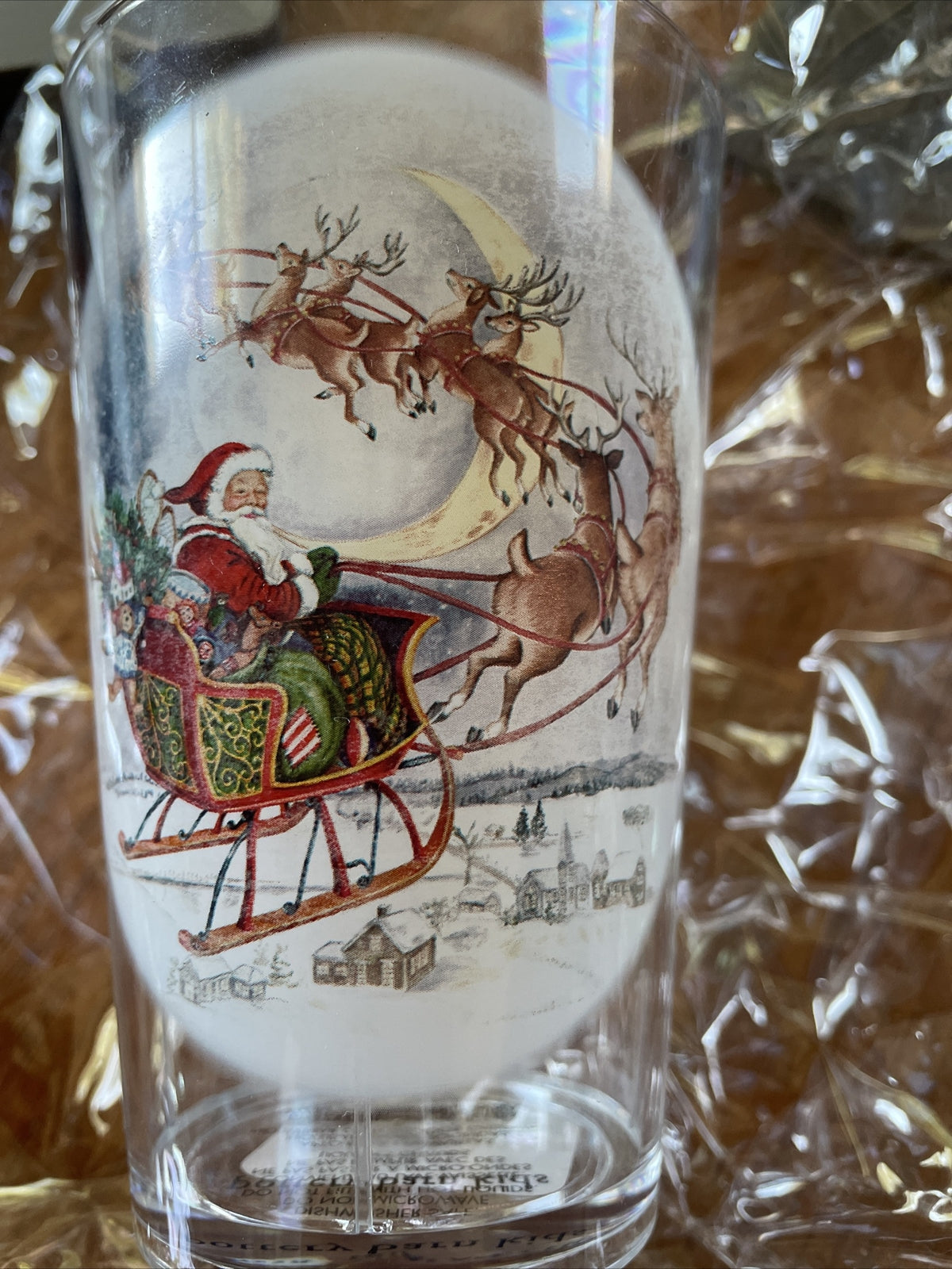 Disney Pottery Barn Santa Rudolph Reindeer Cup Christmas holiday gift party ]