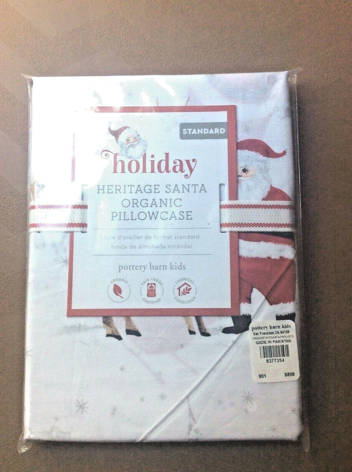 Pottery Barn Christmas holiday pillowcase Rudolph Heritage Santa Disney gift 1