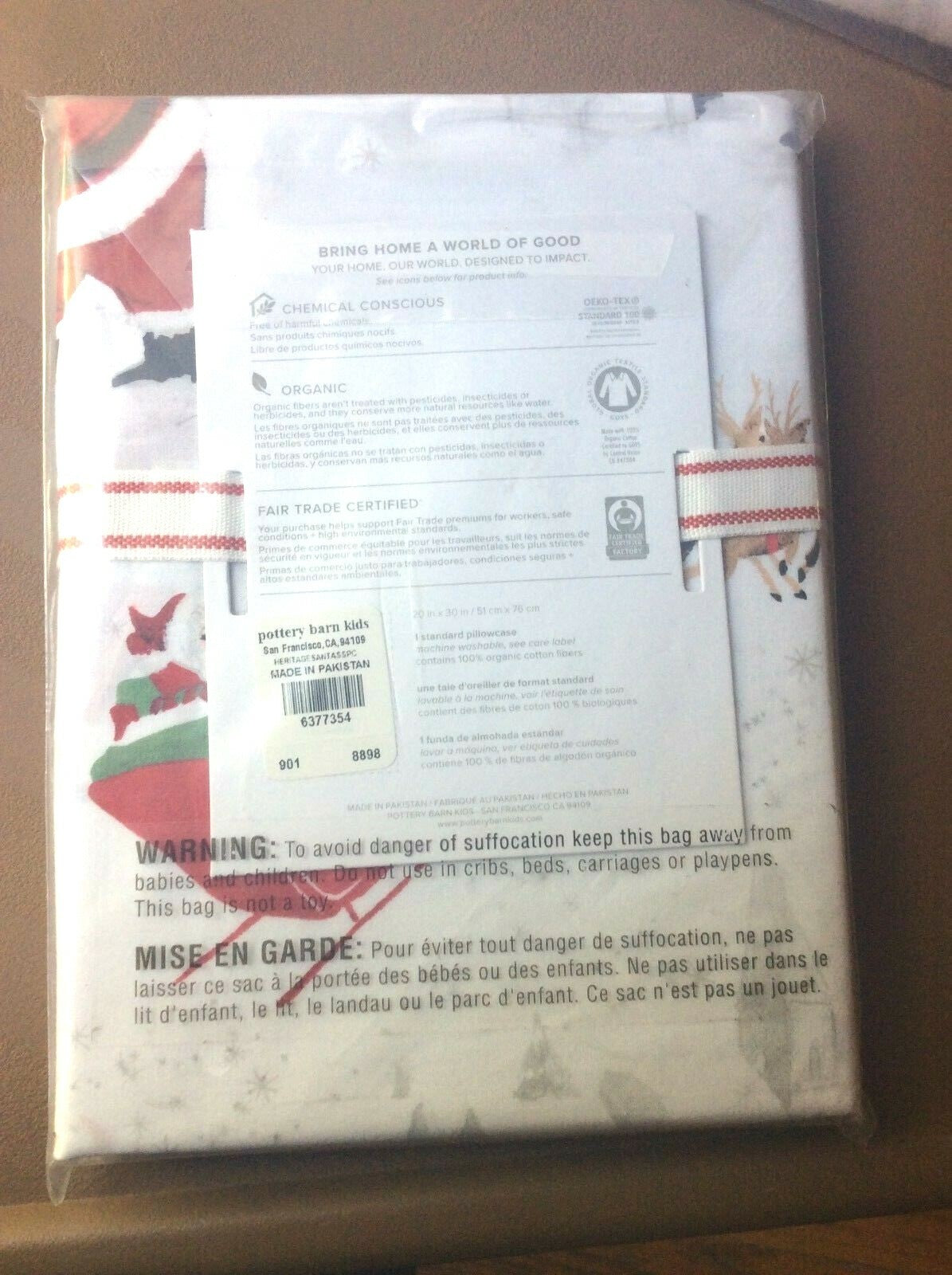 Pottery Barn Christmas holiday pillowcase Rudolph Heritage Santa Disney gift 1