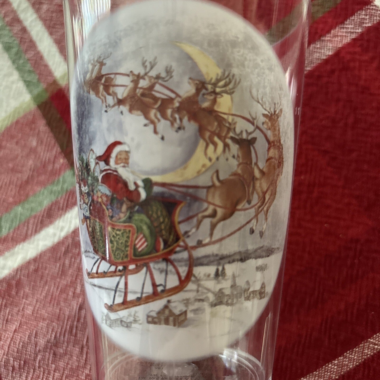 Disney Pottery Barn Santa Rudolph Reindeer Cup Christmas holiday gift party ]
