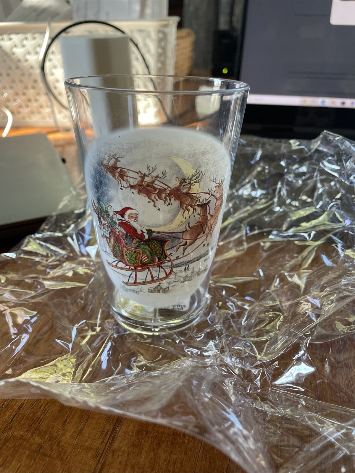 Disney Pottery Barn Santa Rudolph Reindeer Cup Christmas holiday gift party ]