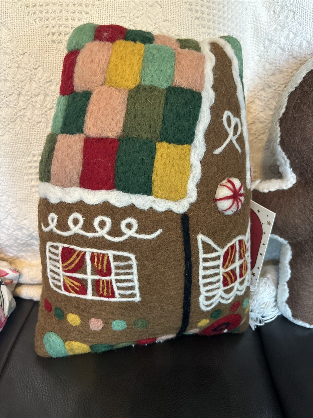 Pottery Barn Gingerbread Disney Christmas Holiday pillow gift set party ?? [