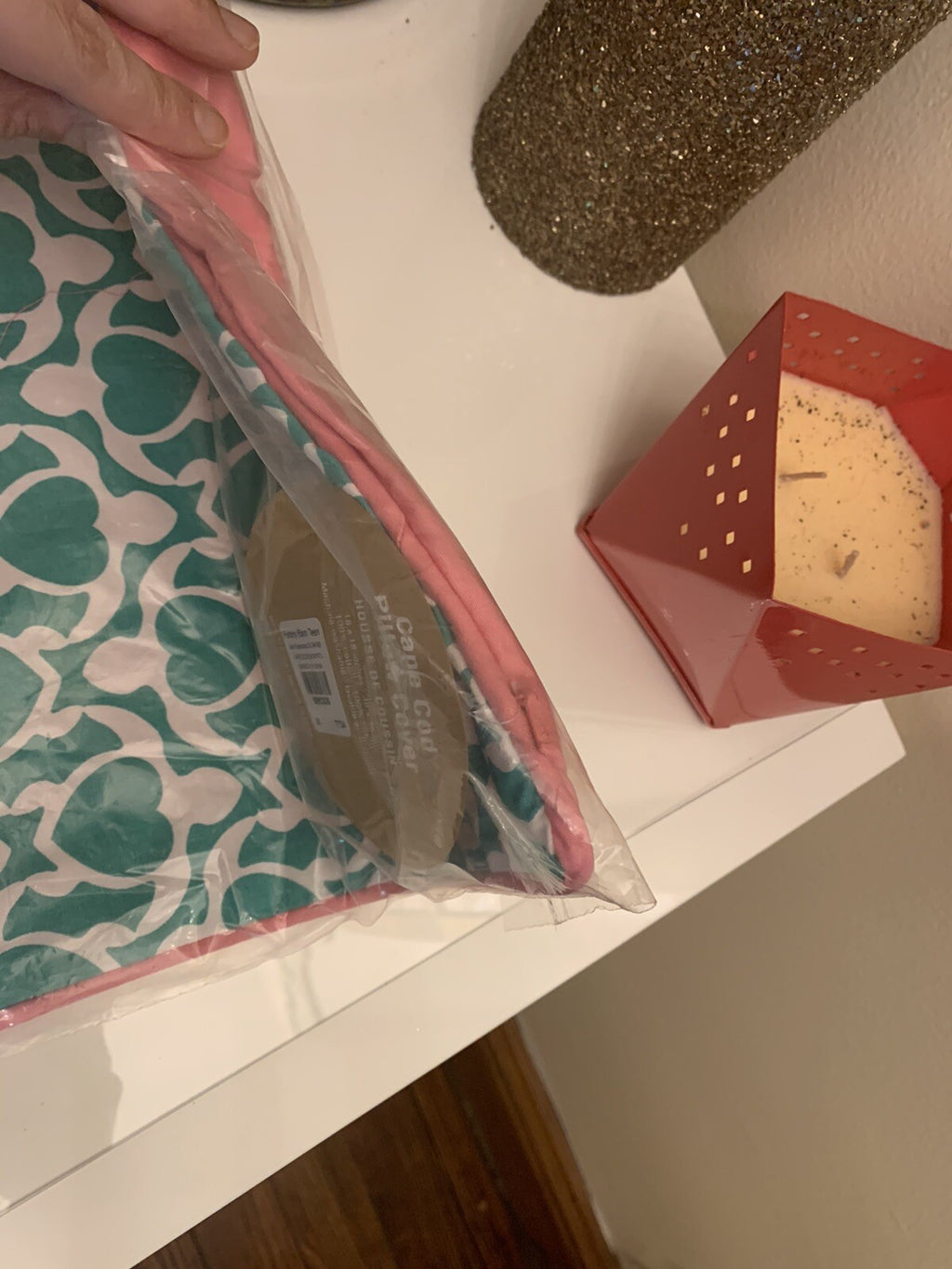 Pottery Barn pillow cover school girl beach TURTLE HEART gift ocean sea Disney