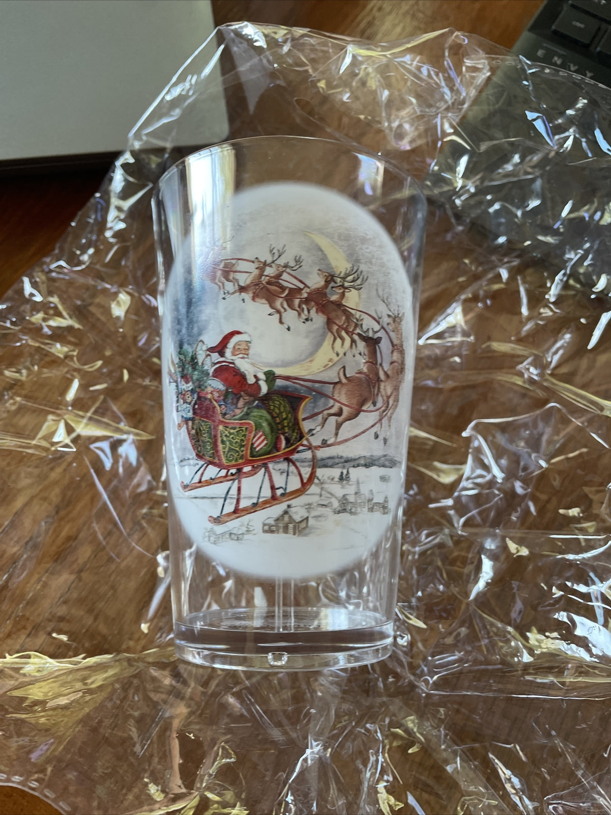 Disney Pottery Barn Santa Rudolph Reindeer Cup Christmas holiday gift party ]