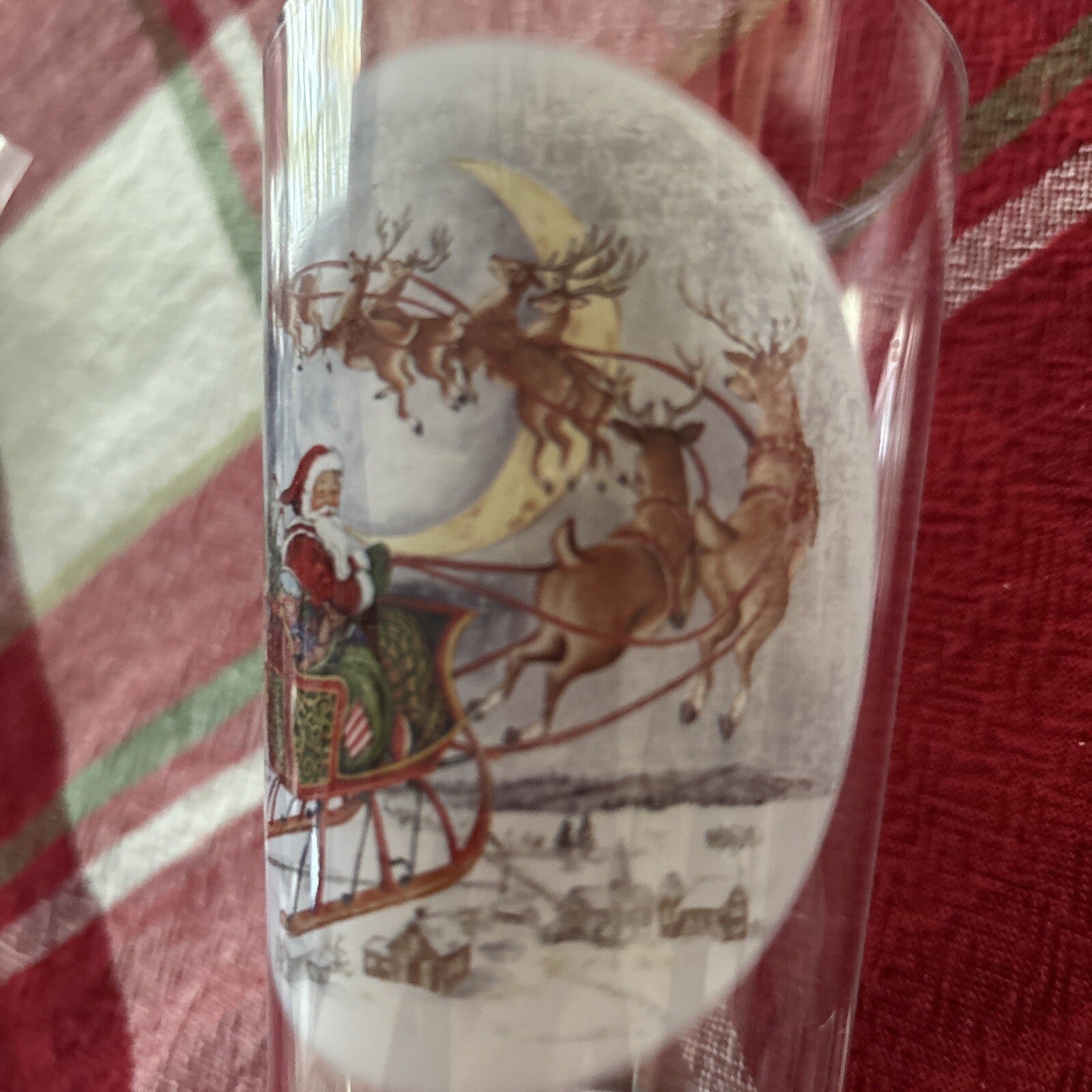 Disney Pottery Barn Santa Rudolph Reindeer Cup Christmas holiday gift party ]