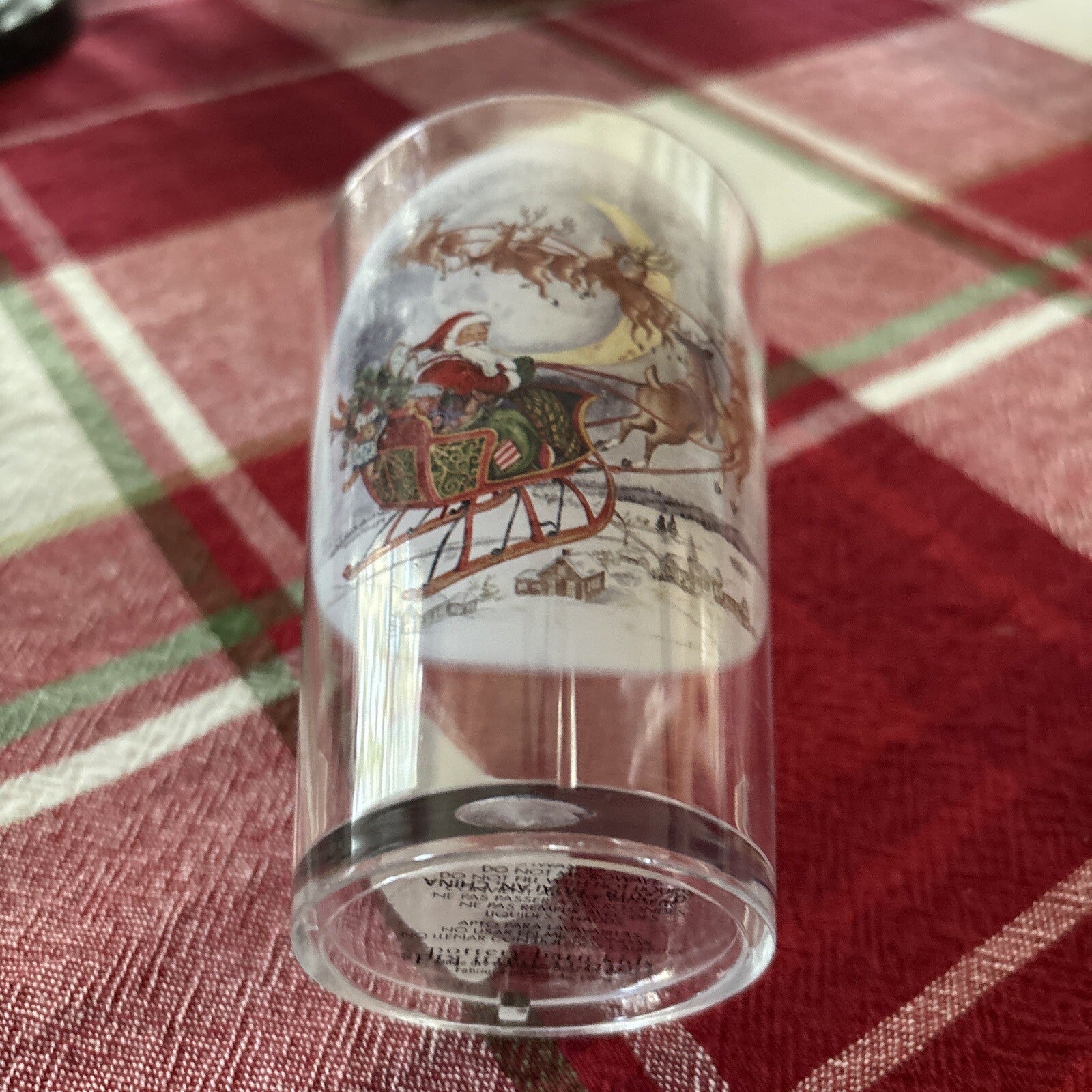 Disney Pottery Barn Santa Rudolph Reindeer Cup Christmas holiday gift party ]